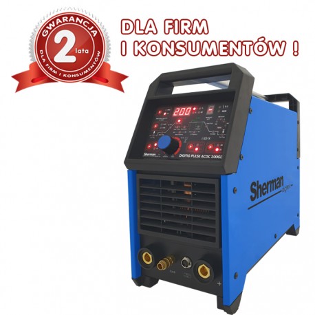 Spawarka Sherman DIGITIG 200GD AC/DC pulse inwertorowa 