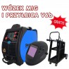  Około Spawarka Sherman DIGIMIG 220 LCD + Przyłbica V7a! synergiczna Inwertorowa